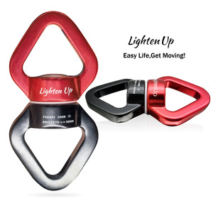 Mosquetón <span class=keywords><strong>de</strong></span> <span class=keywords><strong>Seguridad</strong></span> Giratorio <span class=keywords><strong>de</strong></span> 360 Grados, 30KN, <span class=keywords><strong>de</strong></span> Aleación <span class=keywords><strong>de</strong></span> Aluminio para Industria Pesada, con Acabado Liso, para Aviación, Escalada y Trabajos en Altura, con Logotipo Personalizado - Product Image 2