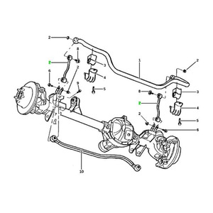 Sử dụng TOYOTA HILUX Land Cruiser phía sau <span class=keywords><strong>sway</strong></span> <span class=keywords><strong>Bar</strong></span> cho 1999 2005 <span class=keywords><strong>Jeep</strong></span> Grand Cherokee mô hình 52088283 cho cả hai bên trái phải vị trí - Product Image 5