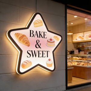 Free Design Custom Logo Lightbox Sign Ultra-Thin Acrylic Business LED LightBox Sign for Shop Wall Decor - Product Image 4