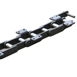 industrial machine chains of the road builder machine scraper chain steel flat top conveyor chain slat top