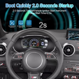 Navihua Tableau de bord multimédia avec lecteur et compteur de vitesse, kit de modernisation du cockpit pour Audi A3 2014-2019 - Product Image 6