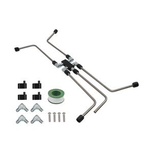 Kit de Tubería Cruzada de Vapor de Refrigerante de Acero Inoxidable de 47.7 cm para LS1 LS2 LS3 LS6 LS7 LSX Chevrolet - Product Image 3