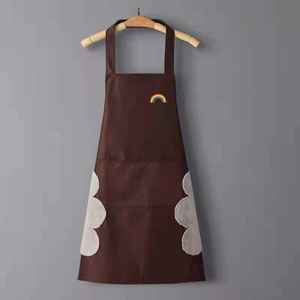 Delantales de Cocina de Poliéster con Estampado <span class=keywords><strong>Personalizado</strong></span>, <span class=keywords><strong>Delantal</strong></span> para Chef, Estilista, Parrilla, Restaurante, Bar, Tienda, Cafetería, Esteticista, Manicurista - Product Image 3