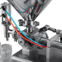 Machine semi-automatique électrique en acier inoxydable de haute précision pour bouteilles en plastique, liquides, pâtes, vernis à ongles et sodas