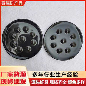 Bianstone Discs 50mm <b>Round</b> Black For Mattress <b>Cushions</b> Seat Pillows - Product Image 4