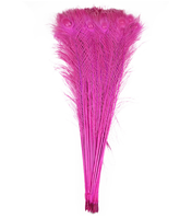 Plumes de paon naturelles pour la vente, fête, carnaval, décoration de mariage, centre de table, vase de Noël, décoration de vacances, bricolage, artisanat floral