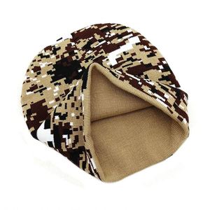 Wholesale Hot Selling New Knitted Beanie <b>Hat</b> in Stock Jacquard Camouflaged Beanie <b>Hat</b> - Product Image 2