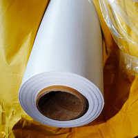 Bâche PVC brillante et mate rétroéclairée/frontalée en rouleau, résistante à l'eau, imprimable, écologique pour extérieur