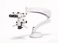 Microscope chirurgical dentaire avec système d'imagerie 4K, tube binoculaire à angle variable, objectif zoom de 180 à 460 mm pour clinique
