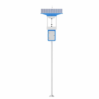 Lámpara Solar para Matar Mosquitos y Polillas Agrícolas con Contador IoT 4G, Luz UV para Eliminar Plagas, Mata Insectos en Granjas