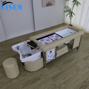 Kisen Multi-functional Salon <b>Table</b> Sauna Bed Shampoo Head Spa Foot <b>Bath</b> Bed Moxa-moxibustion Medication Funiture - Product Image 5