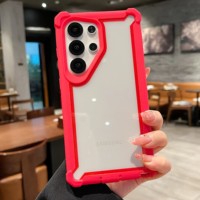 Étui de téléphone anti-chute à quatre coins avec protection double en un, robuste et luxueux, étui de téléphone Samsung S26 Ultra/A56 en PC et TPU