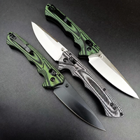 Couteau pliant EDC en acier S30V avec manche en G10, couteau de poche pour le camping en plein air, la survie et les situations tactiques