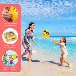 Pelota de Playa Inflable de PVC de 12 Pulgadas al por Mayor, Clásica, Arcoíris, Juguete para Piscina, Artículos para Fiestas, Juegos Acuáticos para Niños, MAKE WAVES - Product Image 6