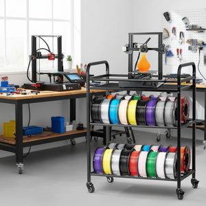 D0100X32UB8 Support de rangement pour filament 3D à 3 niveaux, supports de bobines durables pour accessoires d'imprimante 3D - Product Image 2