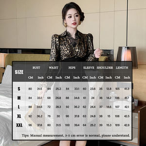 ZYHT spedizione 21506 oggi avvolgente scollo a V con orlo a matita <span class=keywords><strong>motivi</strong></span> africani abiti stampati leopardati per abbigliamento donna - Product Image 5