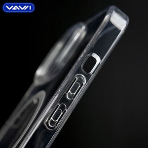 Coque de téléphone magnétique transparente VAWI C025 en PC+TPU pour iPhone 17 16 15 14 13 12 Pro Max, antichoc - Product Image 4