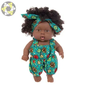 Simulated black skin baby cute baby lovely doll