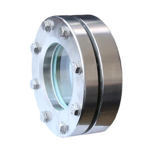 DN200 दौर गेज गिलास निकला हुआ किनारा दृष्टि ग्लास सेनेटरी स्टेनलेस स्टील निकला हुआ किनारा प्रकार दृष्टि ग्लास - Product Image 3