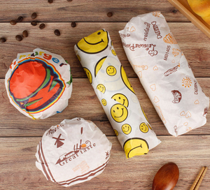 custom tissue paper packaging waxed kraft eco friendly packing paper baking parchment paper