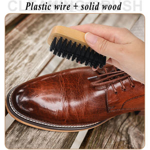 WBG Sapatos De Couro Polonês & Kit De Limpeza Marrom Preto Limpar Cera Couro Bota Cuidados Kit - Product Image 5