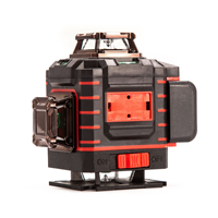 Niveau laser 4D 16 lignes, auto-nivelant, faisceau vert à 360 degrés, batterie rechargeable pour l'installation de carrelage et de revêtements muraux