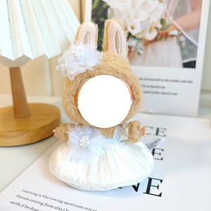 Colección de Pelucas de Novia con Velo de Perlas para Muñecas de 15 cm, Hechas a Mano, con Diseño de Dibujos Animados, Modernas y Lindas, Venta al por Mayor - Product Image 6