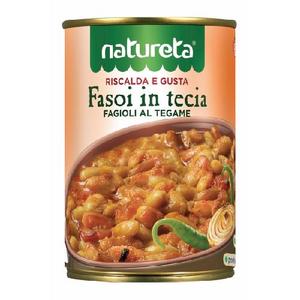 Natureta - Frijoles en Salmuera Salados 415g x 12 Unidades, Vegetales en Conserva en Olla, Almacenamiento a Temperatura Ambiente - Product Image 1