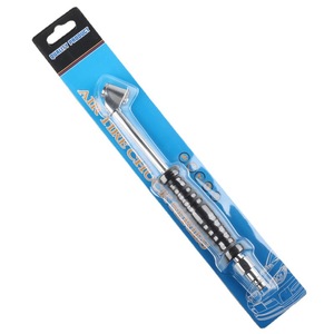 หัวฉีดเติมลมยางแบบยุโรป ปลอกสีดำ โลหะ ปืนลมเติมลมเร็ว 250 มม. - Product Image 4
