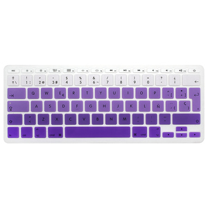 De silicona personalizado teclado Arcoiris de la cubierta de la piel del <span class=keywords><strong>español</strong></span> para macbook 11,6 pulgadas para mackbook pro - Product Image 6