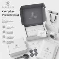 Caja de Transporte Personalizada con Tiras Desprendibles, Cajas de Envío para Ropa, Caja de Embalaje con Diseños Creativos para Empacar Ropa