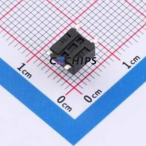 TS-1102S-C-F-B Tactile Switch SMD-4P,6x6mm Switch Single Pole Single Throw Round Button 2.6N Vertical Mount - Product Image 2