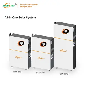 Jsdsolar 태양 에너지 저장 시스템 5kva 3000W 4000W 5000W 하이브리드 올인원 태양 전지 패널 시스템 전체 키트