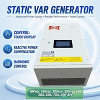 Compensador Estático de Var Fotovoltaico (SVG) de 10kvar, 15kvar, 20kvar, 30kvar, Compensación de Energía Reactiva ASVG 30A, Control de Armónicos AHF