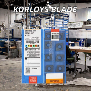 <span class=keywords><strong>Cuchilla</strong></span> de Torneado Externo para <span class=keywords><strong>Torno</strong></span> CNC de Acero TNMX de KorloyS, Carburo Triangular Ranurado, Recubrimiento PVD/CVD/Cermet, 40-60HRC - Product Image 2