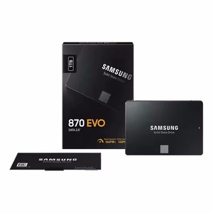 SSD รุ่น Original 870 EVO SATA III 3bit MLC ขนาด 2.5 นิ้ว สำหรับใช้งานภายใน ฮาร์ดไดรฟ์แบบโซลิดสเตท MZ-77E1T0B สำหรับเซิร์ฟเวอร์ - Product Image 1