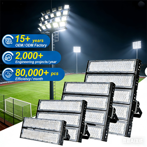 Faro <span class=keywords><strong>LED</strong></span> da Stadio Impermeabile IP66 1000W 500W 200W 100W Proiettore <span class=keywords><strong>LED</strong></span> per Campi da Calcio e Sportivi Luce a Torre Faro con Palo - Product Image 1