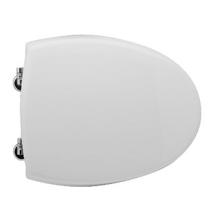 Siège de toilette pour Venus Old Clizia, forme de cuvette 4, blanc, avec charnières traversantes, longueur 50,5 cm - Product Image 1