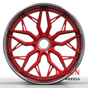 Custom di alta qualità 2 pz/3 pz forgiato ruote centro blocco 20*9 21*11.5 pollici CB 101 per porsche 911 Carera 4 GTS TURBO S GTS RS GT3 - Product Image 2