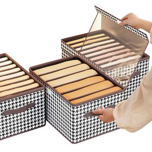Organizador de Ropa Personalizado, Organizador de Ropa de Tela No Tejida, Organizador Plegable para Cajones, Caja de Almacenamiento para Ropa, Pantalones y Jeans - Product Image 1