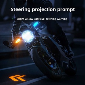 WIITECH Luce di Segnalazione Anteriore a LED Super Luminosa 12V per Moto/Scooter, Stile <span class=keywords><strong>A.B</strong></span>, Aggiornamento Retrofit Impermeabile - Product Image 4