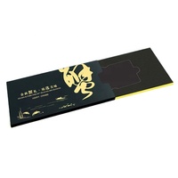 Boîtes de cartes cadeaux pour cartes bancaires VIP de luxe, emballage de cartes NFC, boîte auto-assemblante, matériaux recyclés, laminage mat