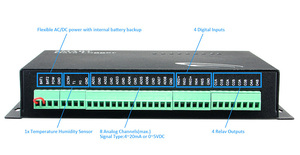 Contador de pulso multicanal Modbus 4G registrador de datos de temperatura USB sensor inalámbrico inteligente - Product Image 5