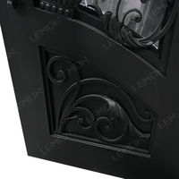 Porte en fer forgé double professionnelle, designs de portes d'entrée, bonne qualité, moderne, sécurité, porte en fer forgé pour la maison
