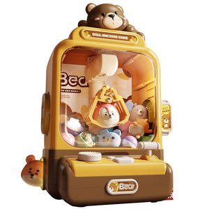 آلة مخلب كرتونية أوتوماتيكية صغيرة مخصصة، لعبة حسية إلكترونية متينة من مادة ABS للأولاد والبنات، تدريب على اللعب - Product Image 1