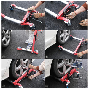 Coche Camión 1500 Lbs 12 "Posicionamiento del vehículo Rueda hidráulica <span class=keywords><strong>Dolly</strong></span> Dollies Jack Moving Auto <span class=keywords><strong>Tire</strong></span> Lift - Product Image 6