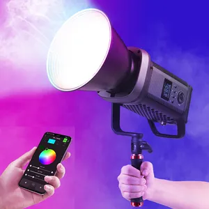 TOLIFO SK-200DRGB RGB VIDEO LIGHT 200W LED COB STUDIO PHOTOGRAPHY LIGHTING FOR OUTDOOR FILM VLOG VIDEO SHOOTING WITH DMX512 APP