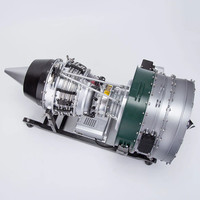 Kit de modèle de moteur turboréacteur TECHING 1/10 entièrement en métal double bobine moteur turboréacteur d'avion modèle 1000 + pièces