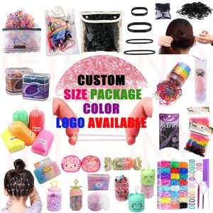IFOND 1000 pièces/sac, mini-élastiques jetables en TPU pour cheveux, petites attaches solides pour bébés filles, pour coiffures quotidiennes et de fête - Product Image 5