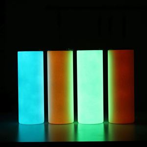 Nouvel Arrivage – Gobelet Isotherme Lumineux de 20 oz à Double Paroi en Acier Inoxydable 304, Sublimation vierge, avec Couvercle pour Eau - Product Image 4